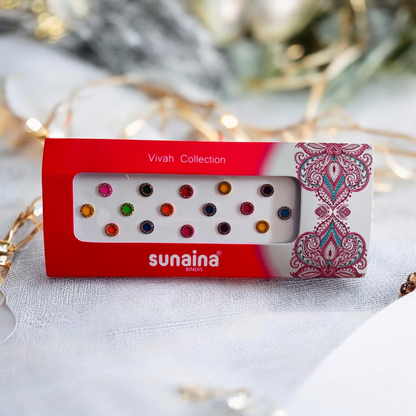 Colorful Round Bindi Pack