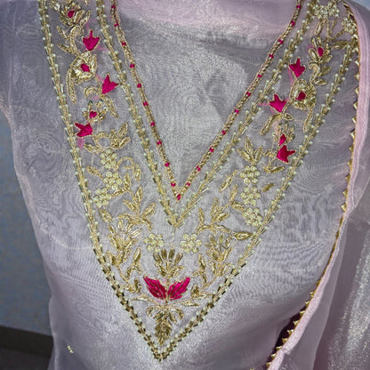 Light Pink Unstitched Suit