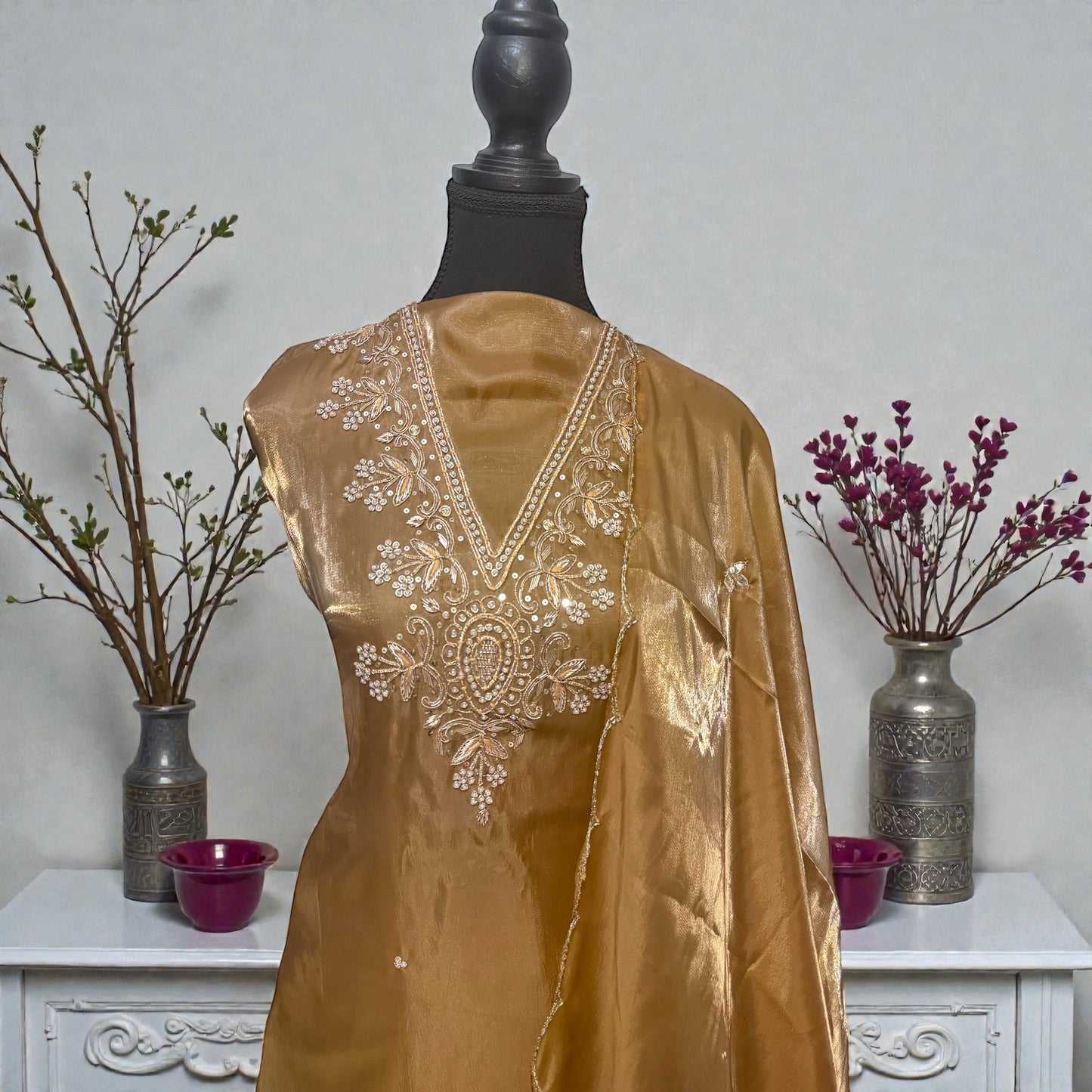 Fendi silk unstitched Suit