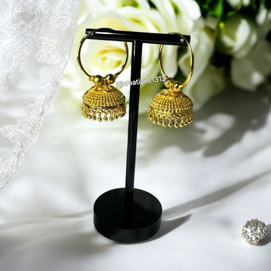 Gold Look Latkan Jhumki 1
