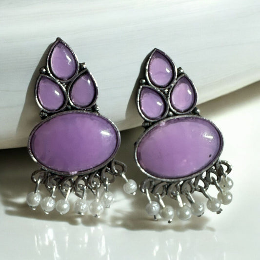 Earing Studs In Purple