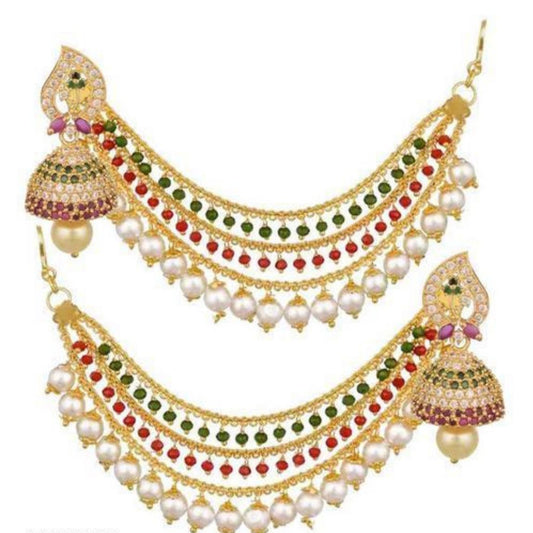 Old school small Jhumki Earrings with Sahare