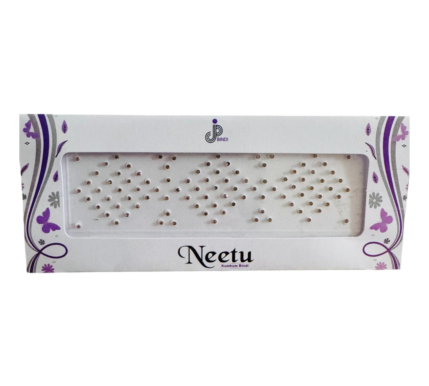 Very Small Golden Bindi in Stone