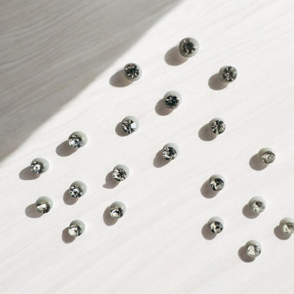 Very Small Silver Stone Bindi Pack