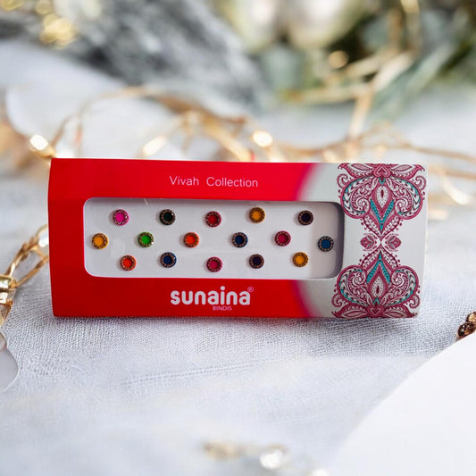 Colorful Round Bindi Pack