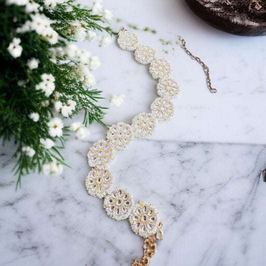 Flower Style Matha-Patti